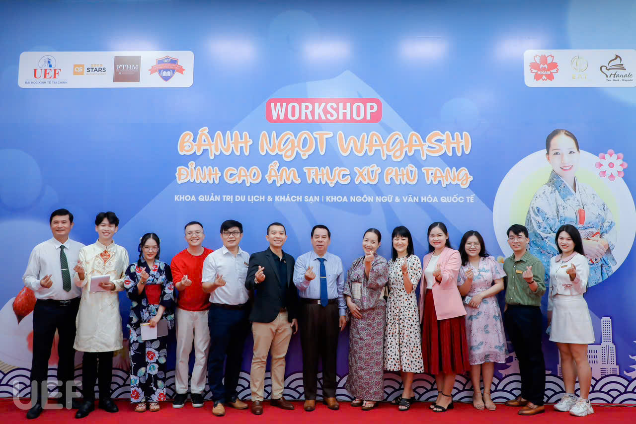worksho wagashi hanale tại đại học UEF